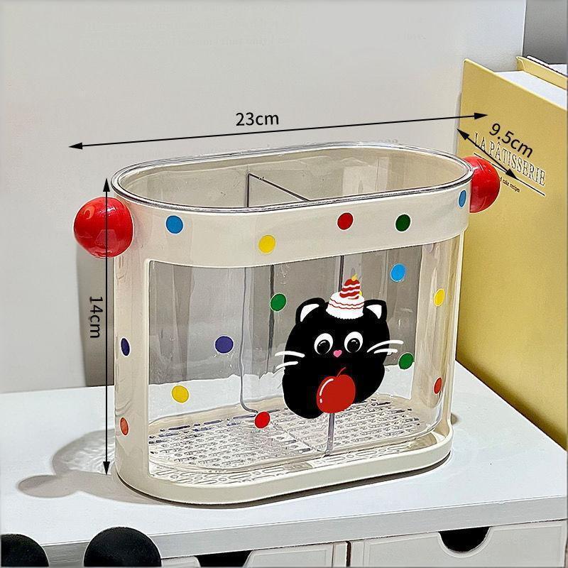 Chopstick Cage Multifunctional Detachable Drainage Tray Large Storage Kitchen Rack Tableware Storage Holder