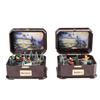Christmas Led Music Box Train for Doll Rotated Xmas Birthday Party Decoration