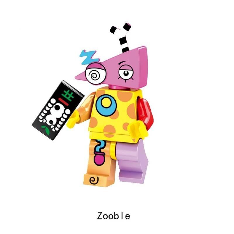 Colorful Digital Circus Palm Niken Clown Kraftmo Building Block Figurine Set Abs Material