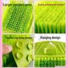Wearable Foot Scrubber: Slipper-Style Sole Brush for Effortless Foot Washing