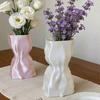 Sophisticated Home Accessories 3D Printed Flower Vase, Modern Minimalist Vase for Living Room Ornament Bedroom Decor, Creative Floral Arrangement