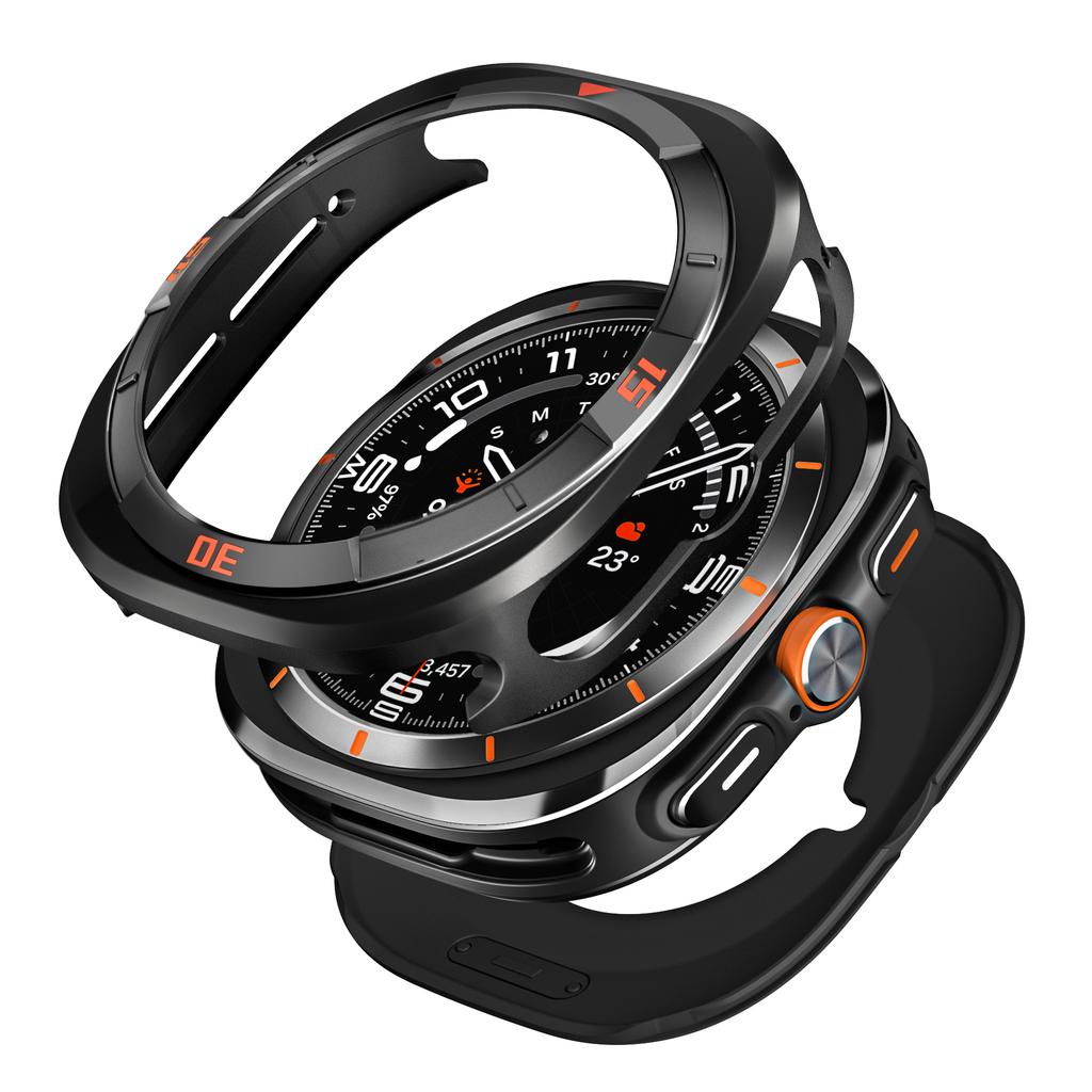 Hard Case For Samsung Galaxy Watch Ultra 2025/7 47mm With Scale Cover For Galaxy Ultra 47mm Smartwatch Anti-drop Bumper Frame