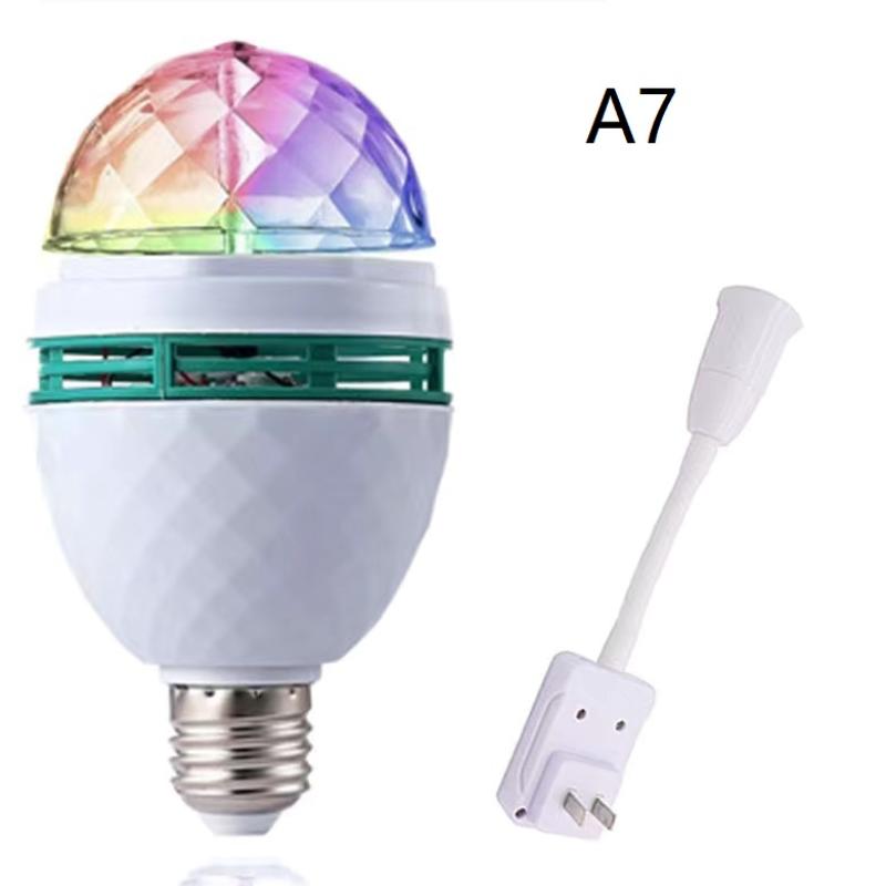 RGB Stage Magic Ball Light 360° Full Rotation Color Changing USB Plug for Bar Club DJ Show Anniversary Party Decor