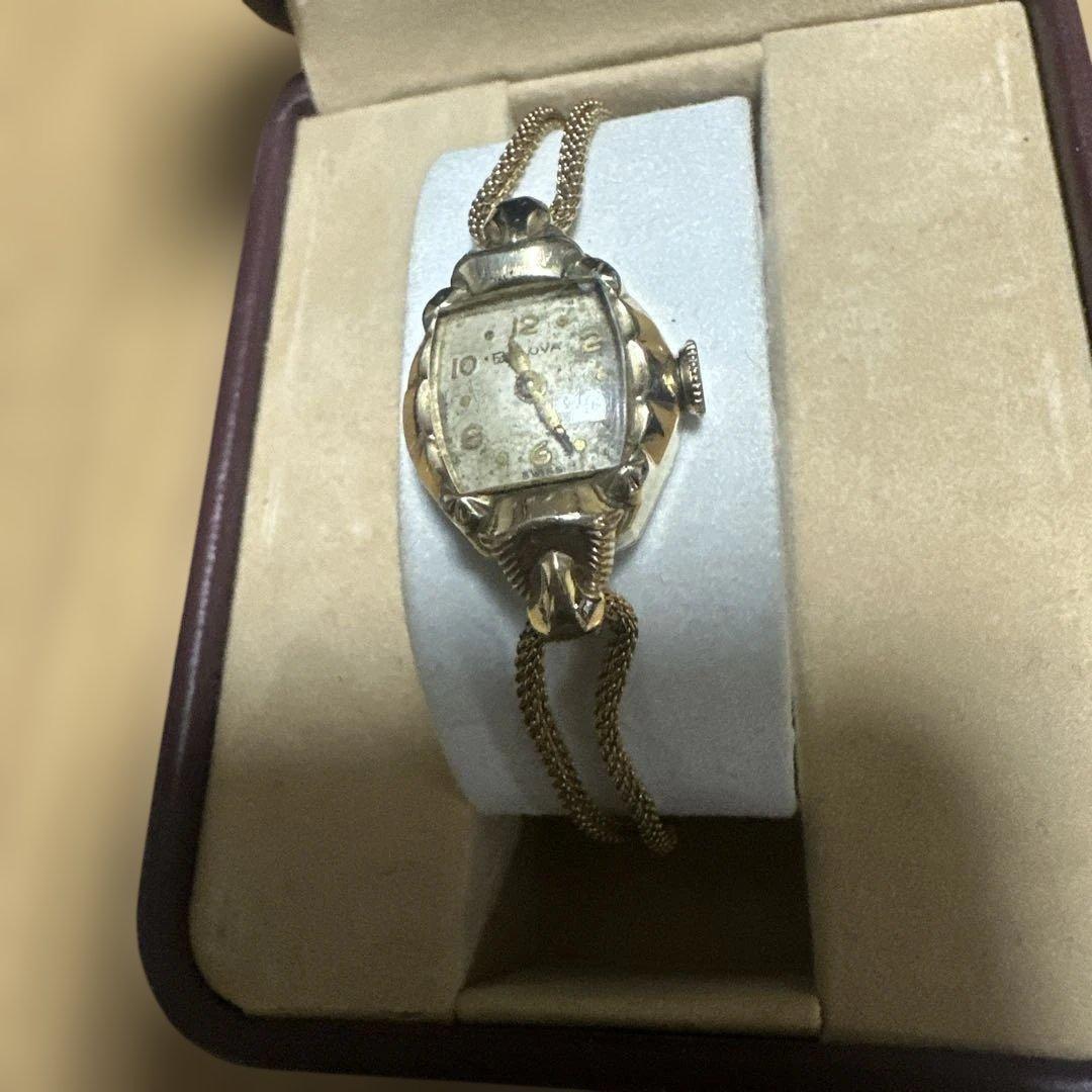 Used BULOVA wristwatch manual winding