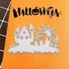 Creepy Castle Ghosts and Crosses Halloween Decorations with Silicone and Metal Clipper Mold