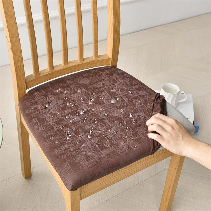 1/2/4/6 buc Husă PU Impermeabilă pentru Scaun, Husă Slip pentru Scaun de Bucătărie/Sală de Mese, Husă Elastică Stretch pentru Pernă de Scaun, pentru Hotel