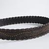 New Women's Retro Old Threaded Rivet Embossed Brown Belt Women's Personality Retro Belt