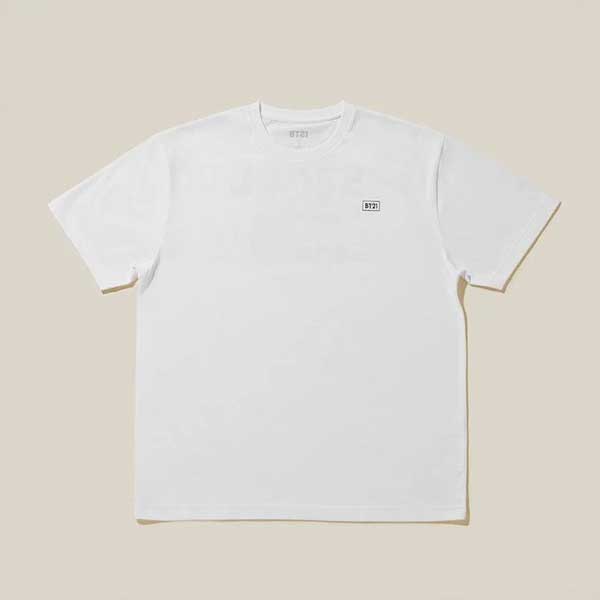 Official BT21 SEOUL EDITION 2nd Series Short Sleeve T-Shirt (Black / White) - Premium K-Heritage Streetwear