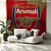 Arsenal F Custom Name Wall Tapestry Aesthetic Wall Hanging Printed Fabric Blanket Decorative Tapestries for Bedroom Living Room Home Decor