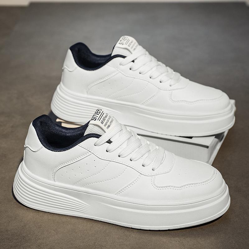 

Мужская обувь весна мягкая подошва нескользящая обувь для скейтборда модная универсальная повседневная спортивная обувь студенческая низкая посадка на плоской подошве белая обувь легкий тренд 44