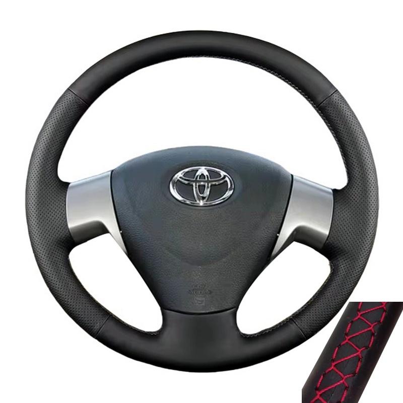 Hand-stitched Microfiber Leather Car Steering Wheel Cover For Toyota Corolla 2009-2013 Auris 2007-2009 Matrix 2009-2010