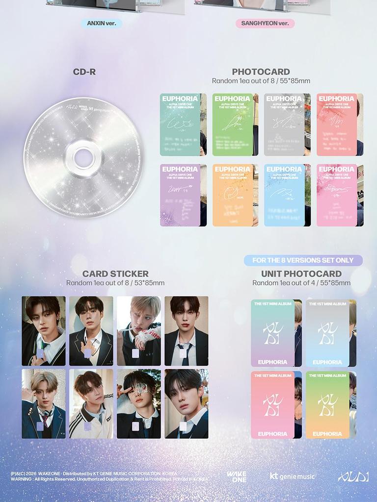 ALPHA DRIVE ONE DAS 1. MINI-ALBUM - EUPHORIA (JEWEL CASE ver.)
