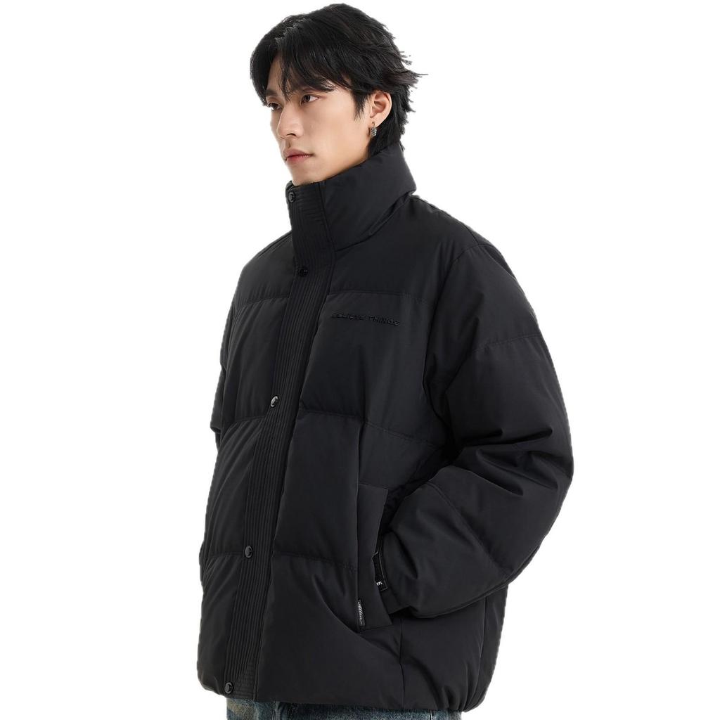High-End Autumn/Winter American Trend Thick Duck Down Stand Collar Sports Jacket - Men's & Couples Casual Puffer