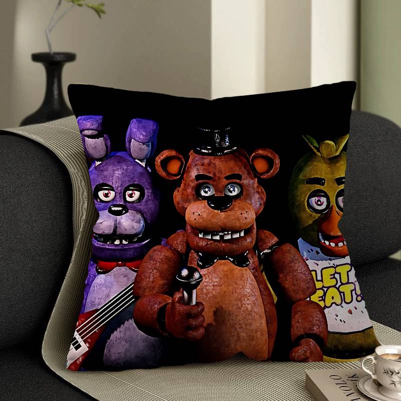 Fnaf Five-nights-At-Freddys Decorative Room Aesthetics Pillow Case Home Decor Bedroom Sofa Bed Couch Pillow Cover 45x45