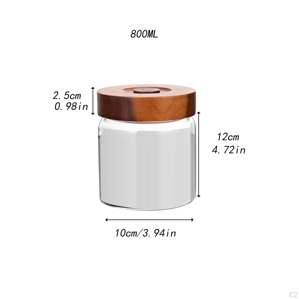 Kaffee A Way Auslassventil Tank Glasfläschchen Lebensmittel Organizer Aufbewahrungsbehälter für Snacks Café Shop
