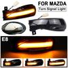 2Pcs For Mazda 3 BL 2008-2014 Mazda 6 GH 2007-2015 LED Dynamic Turn Signal Light Side Mirror Blinker Sequential Flasher Repeater