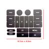 For Volkswagen VW Golf Jetta Passat 2005 2009 Car Multimedia Menu CD FM AM Radio Audio Switch Button Repair Decal Sticker
