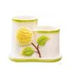 Ceramic Storage Rack Chopstick Holder Hydrangea-style Dish Storage Box Kitchen Utensils  Kitchen Organization Accessories