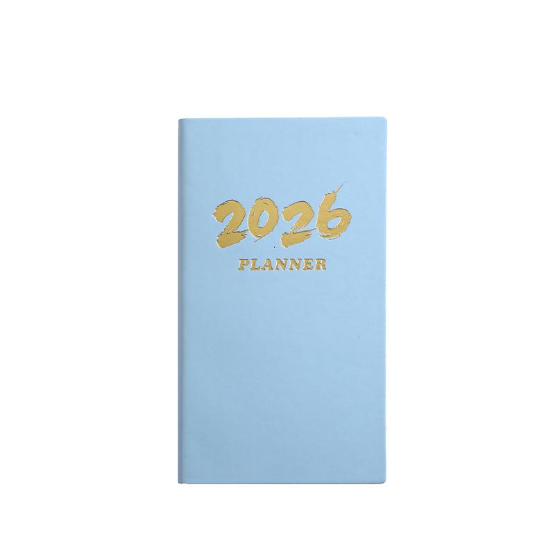 2026 A6 Pocket Planner: English Agenda & 365-Day Cross-Border Time Management Notebook
