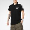 PUMA Polo Shirts Men's Black Polo Collar Moderate Straight Fit 532290-01