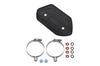Motorcycle Muffler Guard Heat Shield Cover Muffler Cover Carbon Fiber Universal Carbon Fiber Dress Up Insulation Burn Prevention (Type F)