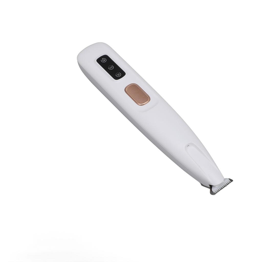 Pet Paw Hair Trimmer LED Display Improve Efficiency Water Resistant 18mm Wide Blades for Eyes Feet
