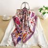 90*90cm Square Scarf Luxury Print Hijab Bandana Fashion Shawls