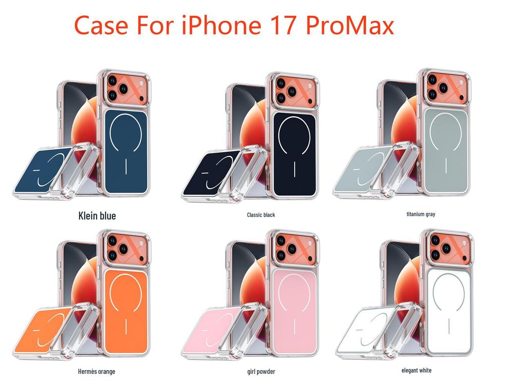 Minimalist Magnetic Anti-Fall Transparent Soft Edge Protective Case for iPhone 17 Pro Max, 16 Plus, 15, and 14.