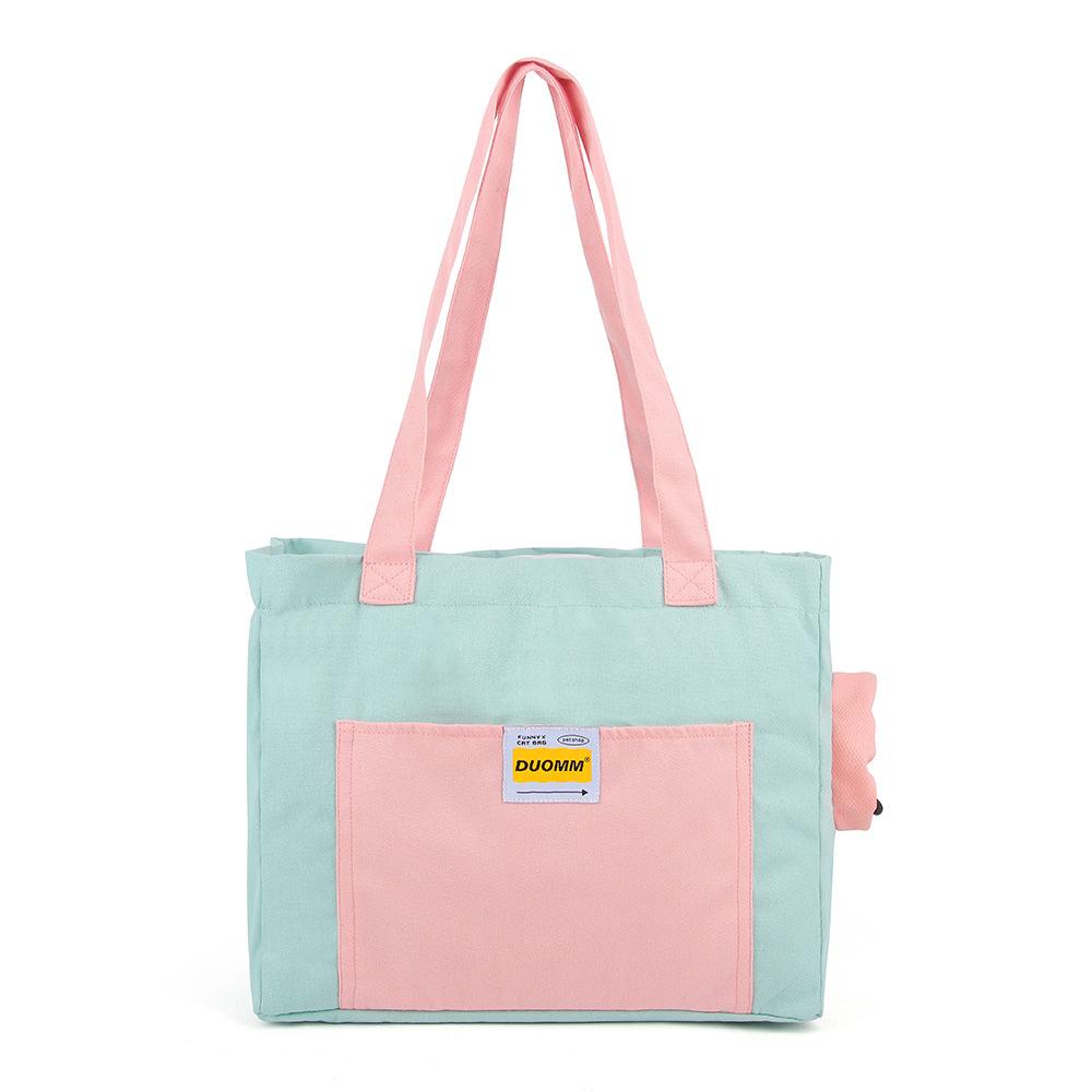 

New Simple and Convenient Cat Bags Outcrop Cat Out Bag Retractable Pet Travel Bag Pet Products single code бирюзовый