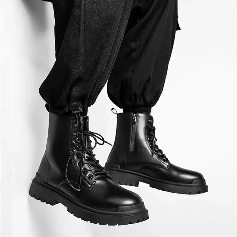 

Модная мужская повседневная обувь Хай-топы Локомотив Черный Бесплатная доставка Низкая цена Мужская кожаная обувь Социальная обувь Предложение Легитимная Распродажа 44