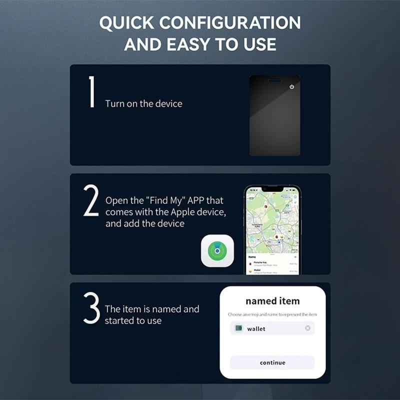Buy For IOS Find My Smart Air Card MFi Certified GPS Tracker - Main Image