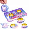 Large Unicorn Tea Set Tray Saucers Cups Kitchen Set