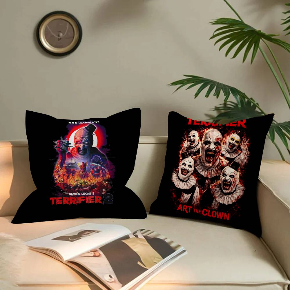 Horrorfilm T-TERRIFIER Kussenhoes Kussensloop Woonkamer Bank Huisdecoratie Op Maat