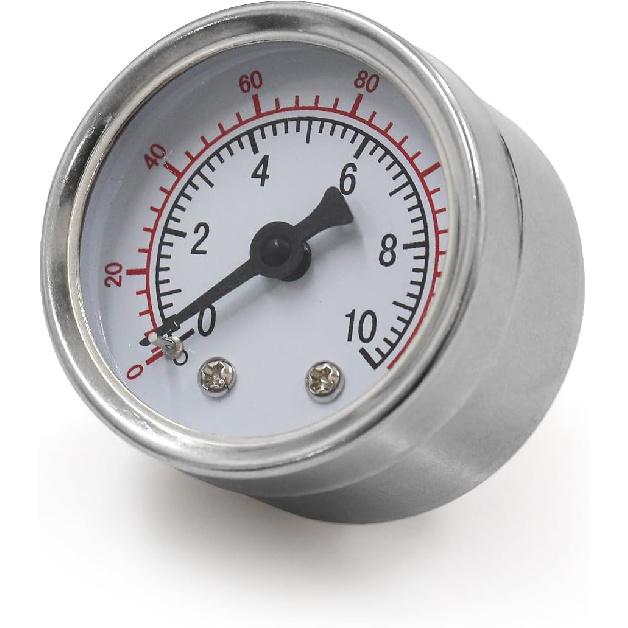 Braided AN6 Dual Feed Carb Fuel Line Double Pump For Holley 4150 Carburetor With Vacuum Pressure Gauge