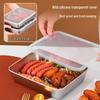 Rectangular Stainless Steel Barbecue Tray