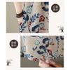 New Literary Retro Large Size Loose Thin Short-sleeved Long Dress Female