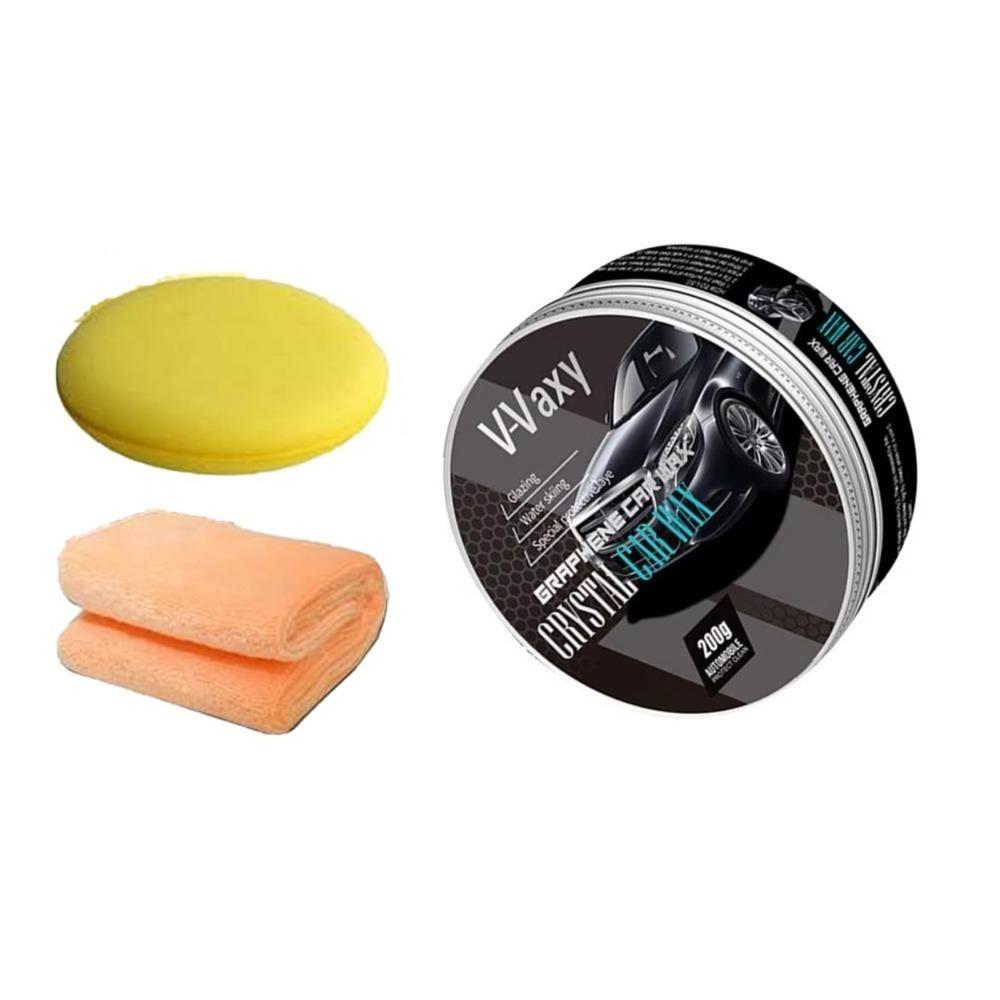 

Glossy Carnauba Wax Black Solid Ceramic Wax For Automobiles Vehicles Polishing Accessories