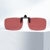 Lenti per Occhiali da Sole Polarizzate Tinta Vino Rosato Moda Clip per Occhiali Resistente ai Raggi UV di Lusso Non Include la Montatura degli Occhiali