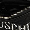 Moschino Chain Strap Crystal Embellished Nylon Shoulder Crossbody Bag Women bags Black B74208201-3555