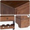Wine Rack 55 x 23 x 85 cm Solid Mahogany Wood