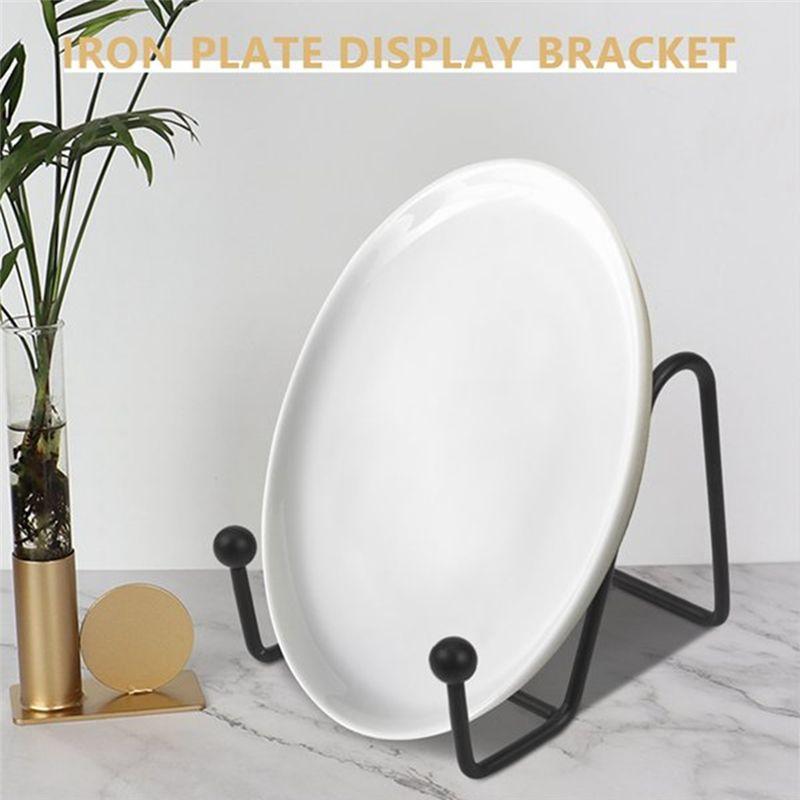 BHBL 8 Stück Displayständer Halter, Staffelei Plattenhalter Displayständer Metall Drahtgestell Halter für Bilder