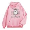Pas De Boo-rée Leopard Ghost Halloween Hoodie Unisex Trendy Streetwear Hooded Sweatshirt Long Sleeve Casual Autumn Pullover