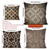 Rustic Farmhouse Geometric Throw Pillow Covers Pattern Cushion Cover Suitable For Sofa Bedroom Car Pillow Cover