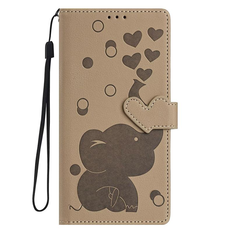 Wallet Leather Lovely Elephant Case For Xiao Mi Redmi Note 13 ProPlus 12 12S 11 10 Pro Mi 11T 12T 13T Pro Redmi 12 13 13C Cover