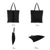 Fette Black Chirimen-Style Formal Bag, 5115, Black, for Memorial Services, Funerals, Weddings, Funerals, Kindergarten Entrance Ceremonies, and