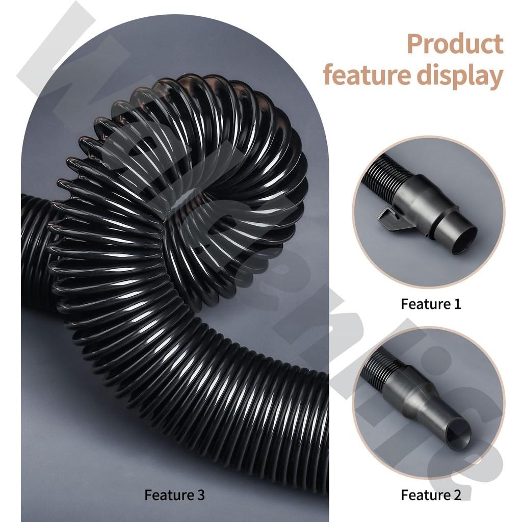 14-37-0105 14-37-0016 Tubo Flessibile Compatibile Con Aspiratore Umido/Secco Modello 18V PACKOUT Tubo Flessibile per Aspiratore Packout 0970-20