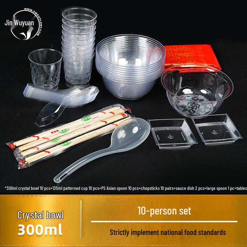 Disposable Plastic Dinnerware Set