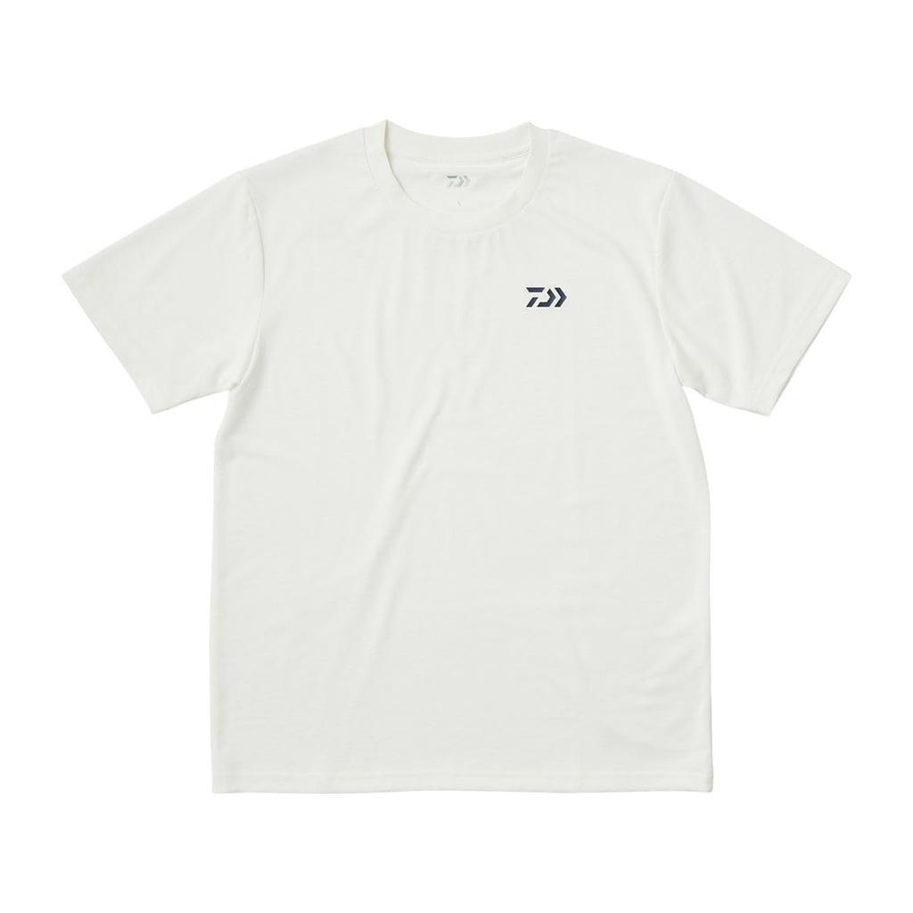 Short Sleeve Back Print White L [Daiwa] T-Shirt 25DE-8325