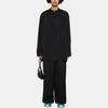Y-3 Elastic Waist Wide Leg Solid Color Casual Pants Women pants Black IN4398