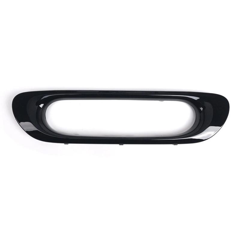 Για Mini F55 F56 F57 2013-2016 Κάλυμμα Φώτων Ομίχλης Πίσω Δακτύλιος Διακόσμησης 51127365737 ABS Επιμεταλλωμένο Φωτεινό Μαύρο